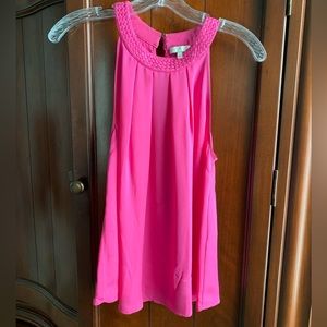 Joie Pink Silk Halter Neck Top